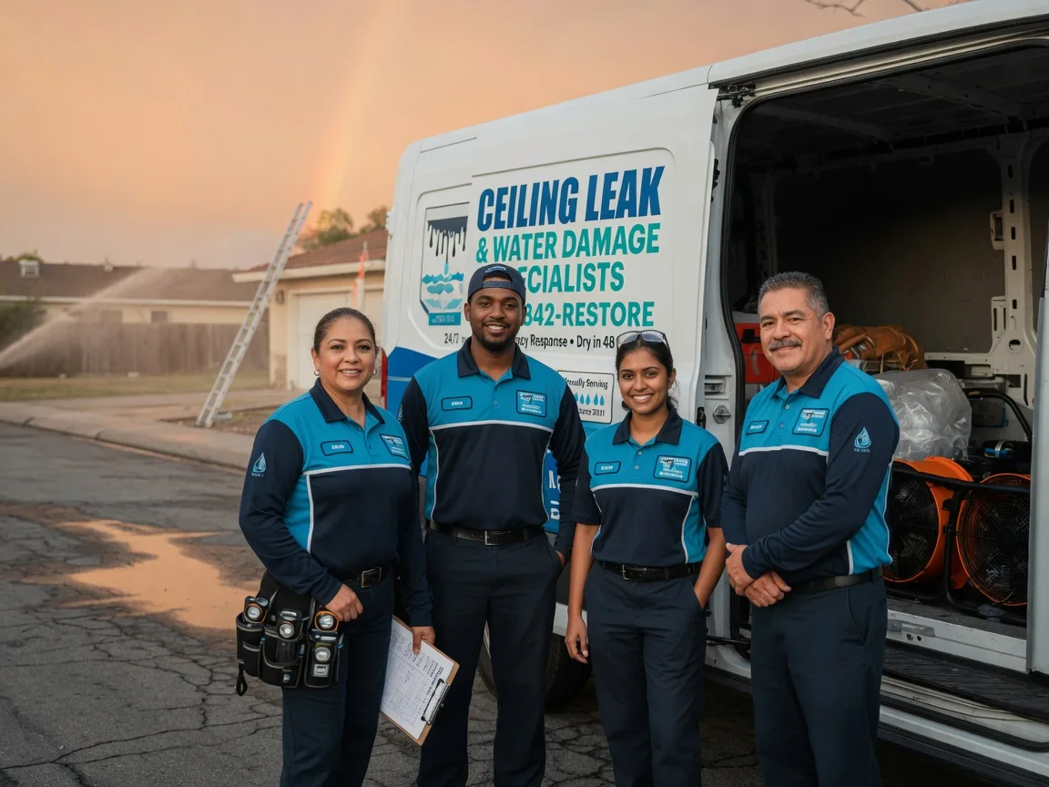 Ceiling Leak Cleanup company in Mccomb, OH