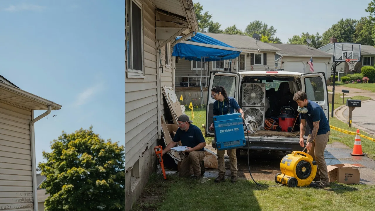 Ceiling Leak Cleanup in Mccomb, OH near me